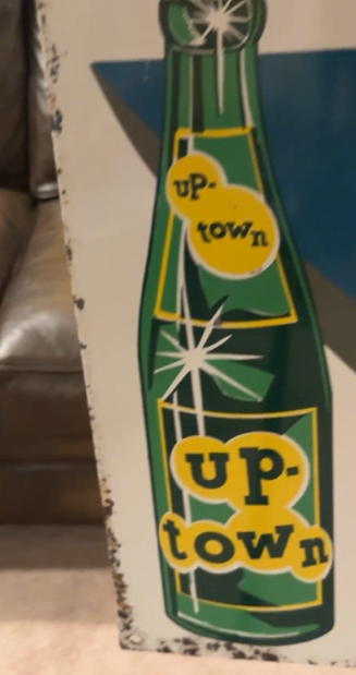 Uptown Soda Pop SST Embossed Sign