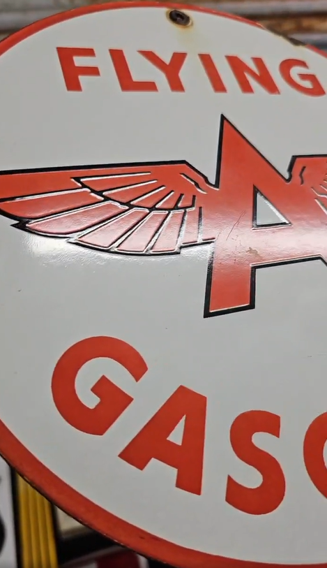 Flying A Gasoline SSP Pump Plate