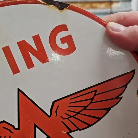 Flying A Gasoline SSP Pump Plate