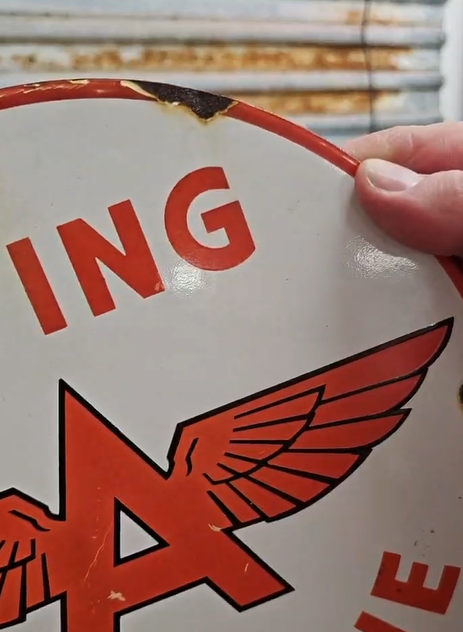 Flying A Gasoline SSP Pump Plate