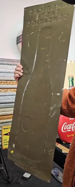 Nichol Kola America’s Taste Sensation SST Embossed Sign