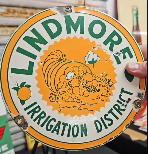 Lindmore Irrigation District SSP Truck Door Sign