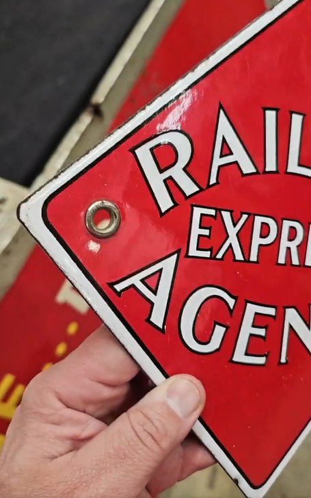 Railway Express Agency SSP Sign