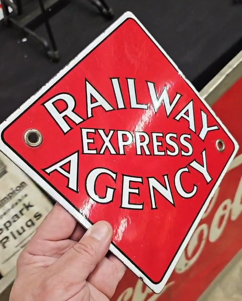 Railway Express Agency SSP Sign