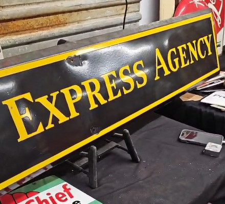 Railway Express Agency SSP Sign