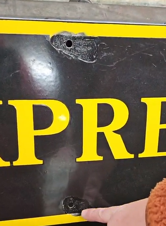 Railway Express Agency SSP Sign