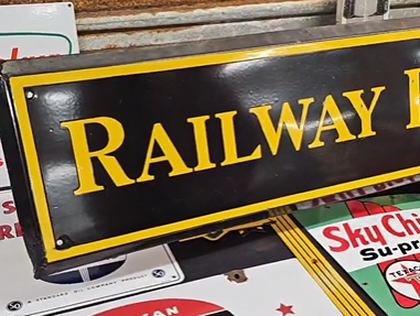 Railway Express Agency SSP Sign