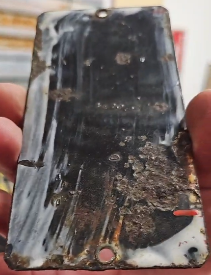 Chew Pay Car Tobacco Safety First SSP Door Push Sign