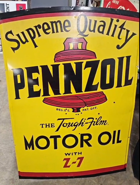 Pennzoil Motor Oil Supreme Quality SST Sign