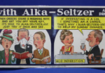 Alka-Seltzer Double-Sided Paper Litho Sign