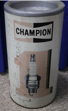 Champion Spark Plug Floor Ash Tray Gas Station