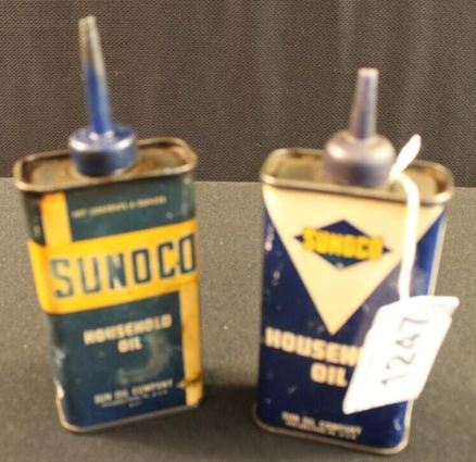 Sunoco Household Oil SST cans