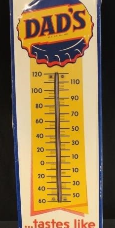 Dad’s Root Beer SST Embossed Tube Thermometer
