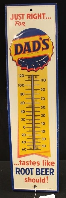 Dad’s Root Beer SST Embossed Tube Thermometer