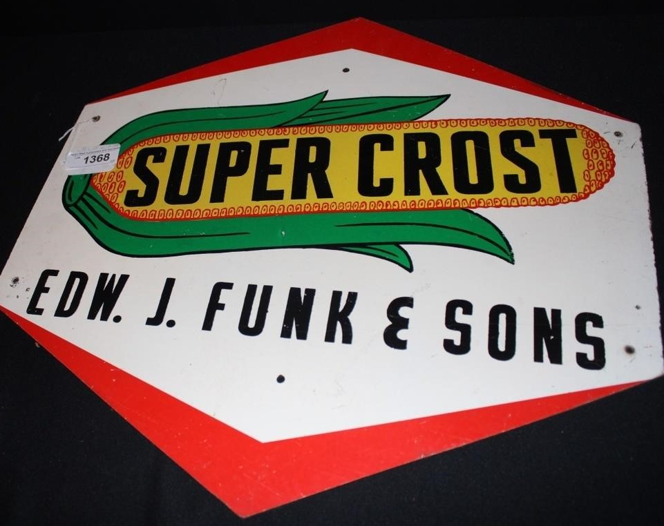 Super Crost Hybrid Seed Corn Sign