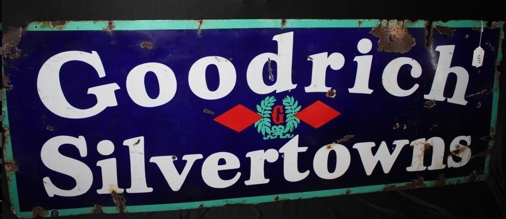 Goodrich Silvertowns Tires SSP Sign
