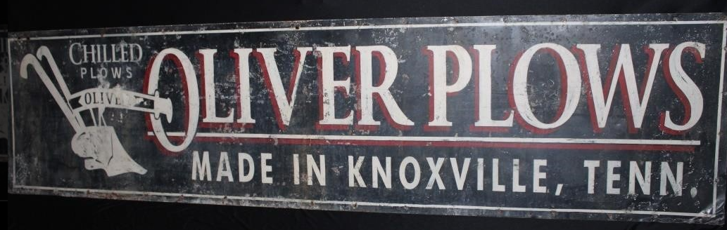 Oliver Chilled Plows Knoxville SST Sign