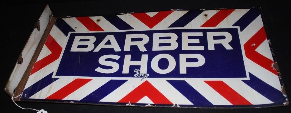 Barber Shop DSP Flange Sign