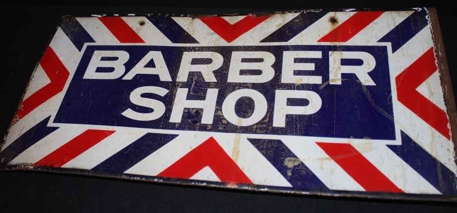 Barber Shop DSP Flange Sign