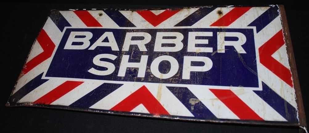 Barber Shop DSP Flange Sign