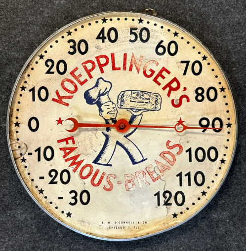 Koeplinger’s Famous Breads Tube Thermometer