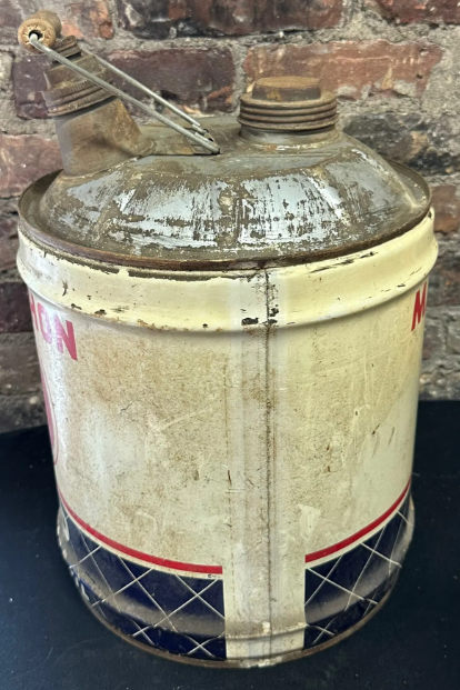 Marathon Running Man V.E.P. 5 Gallon SST Motor Oil Can