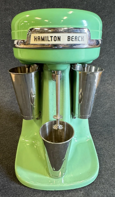 Hamilton Beach Milkshake Malt Jadite Color Triple Multi Mixer