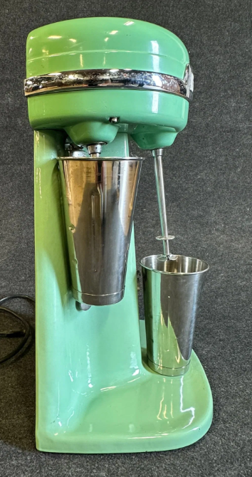 Hamilton Beach Milkshake Malt Jadite Color Triple Multi Mixer