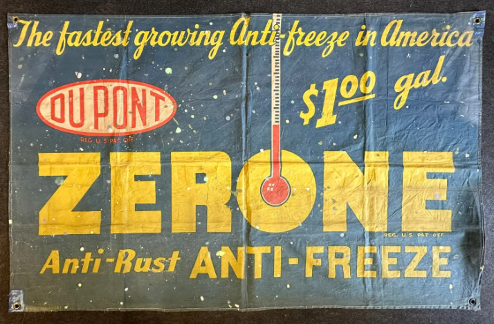 Dupont Zerone Anti-Rust Anti-Freeze Canvas Banner