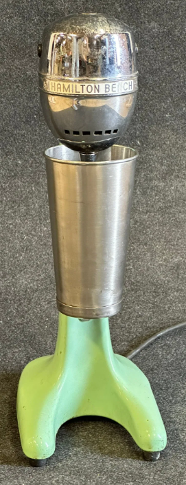 Hamilton Beach Jadite Color Single Porcelain Milkshake/ Malt Mixer