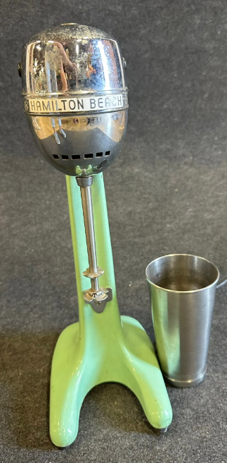Hamilton Beach Jadite Color Single Porcelain Milkshake/ Malt Mixer