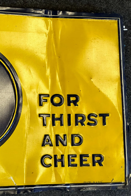 Hires Root Beer SST Embossed Sign