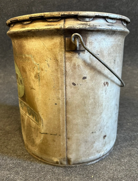 STAROLEUM 5 Gallon White Star Refining SST Motor Oil Can