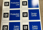 Lot (14) General Motors Foam Board Advertising Signs