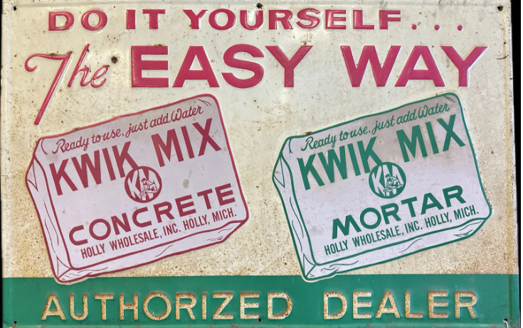 Kwik Mix Concrete & Mortar Authorized Dealer SST Sign