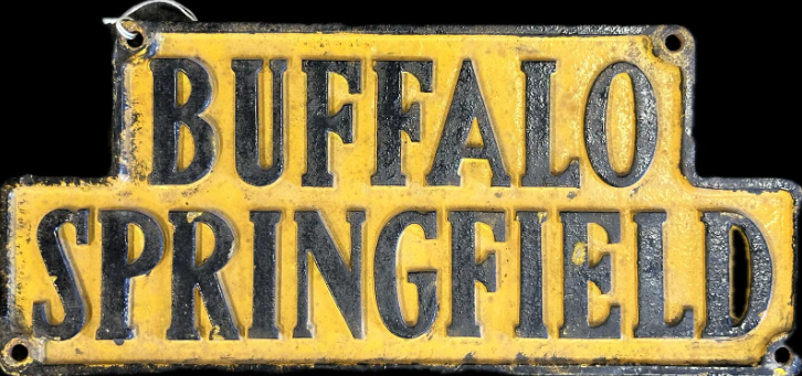 Buffalo – Springfield Cast Iron Railroad Sign