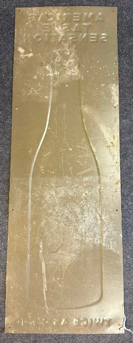 Nichol Kola America’s Taste Sensation Embossed SST Sign