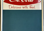 Coca Cola SST Menu Board Self Framed Sign