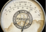 Peninsular Portland Cement Metal Framed Dial Thermometer