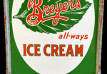 Breyer’s Ice Cream Double Sided Porcelain Curb Sign