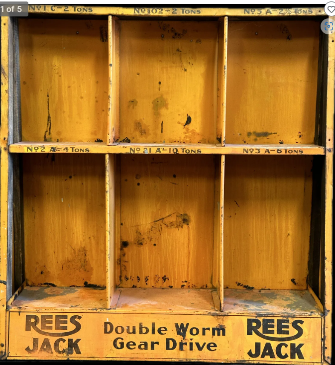 REES JACKS Double Worm Gear Drive Store Display SST Cabinet