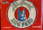 Life Guard Dog Feed Embossed TOC Sign The Ubiko Milling Co. Cincinnati
