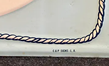 Brolite Z-Spar Marine Finishes “For That Porcelain Enamel-Like Finish” Embossed SST Sign