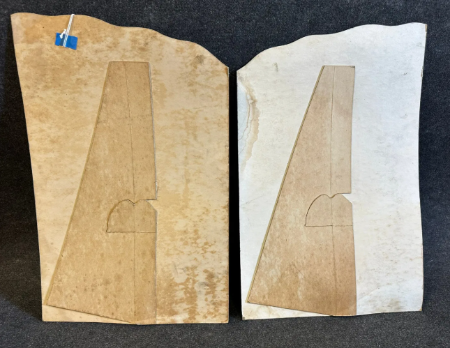 Pair 1950s Rich-Coat House Paints & Wall Finish Cardboard Easel Back Signs