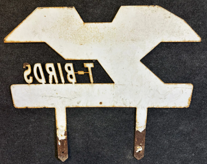 Lima Ohio Central Catholics T-Birds Die Cut SST Sign