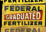 Federal Granulated Fertilizers SST Embossed Signs
