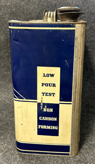 Traffic Motor Oil 2 Gallon SST Oil Can Gulf Oil & Refining Co