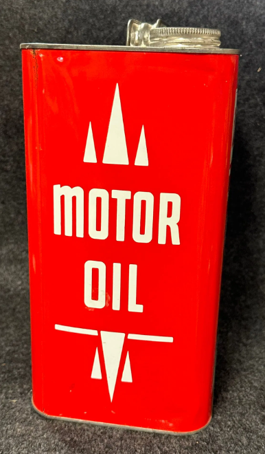 Lubroil Motor Oil 2 Gallon SST Oil Can Custer City Oil Co. Bradford PA