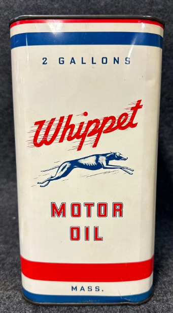Whippet Motor Oil 2 Gallon Long Lasting Pennsylvania Motor Oil SST Can