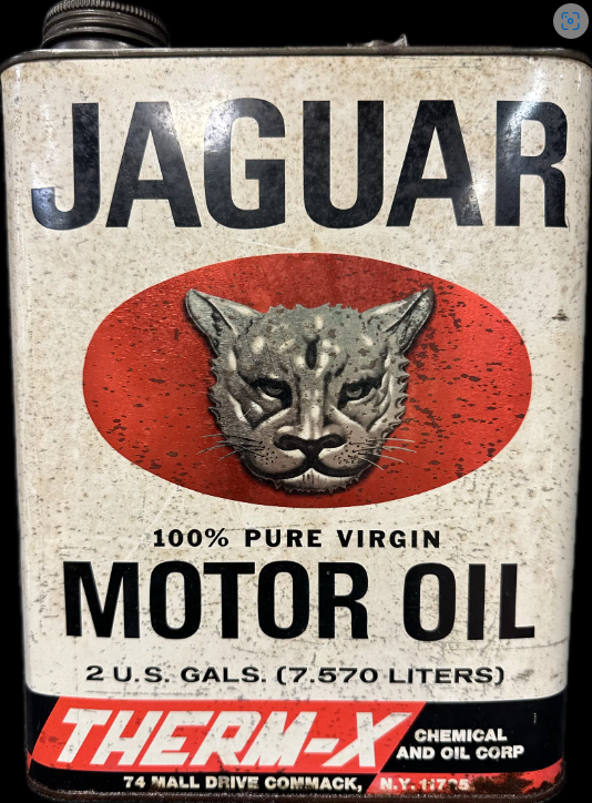 Jaguar 100% Pure Virgin Therm-X 2 Gallon Motor Oil SST Can New York